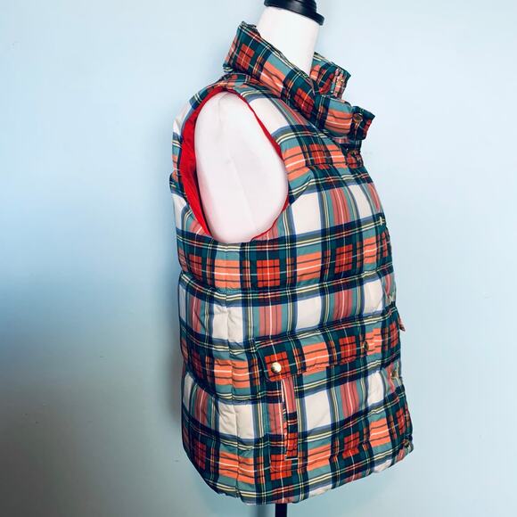 J. Crew Stewart Tartan Signature Puffer Vest - Picture 5 of 14